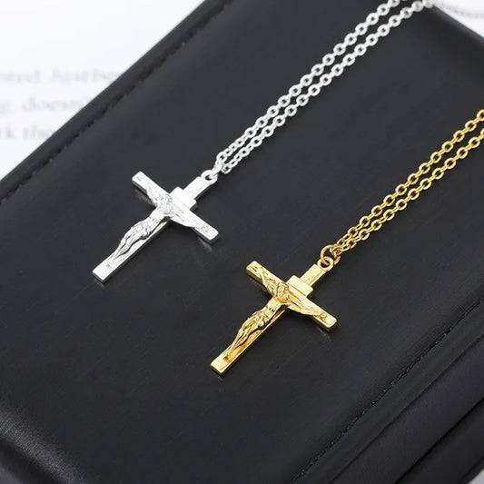 jesus cross necklace
